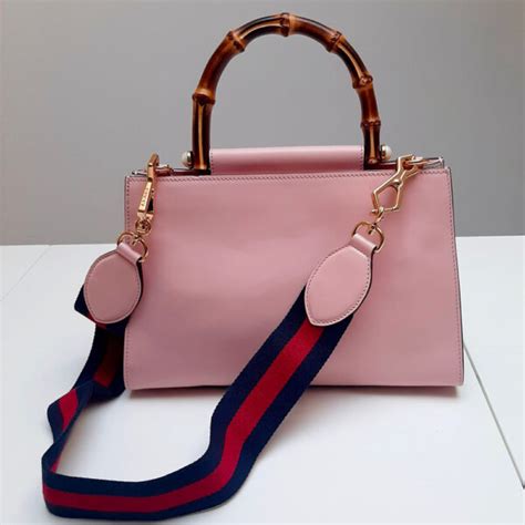 mini borsa gucci bamboo rosa|gucci bamboo handle.